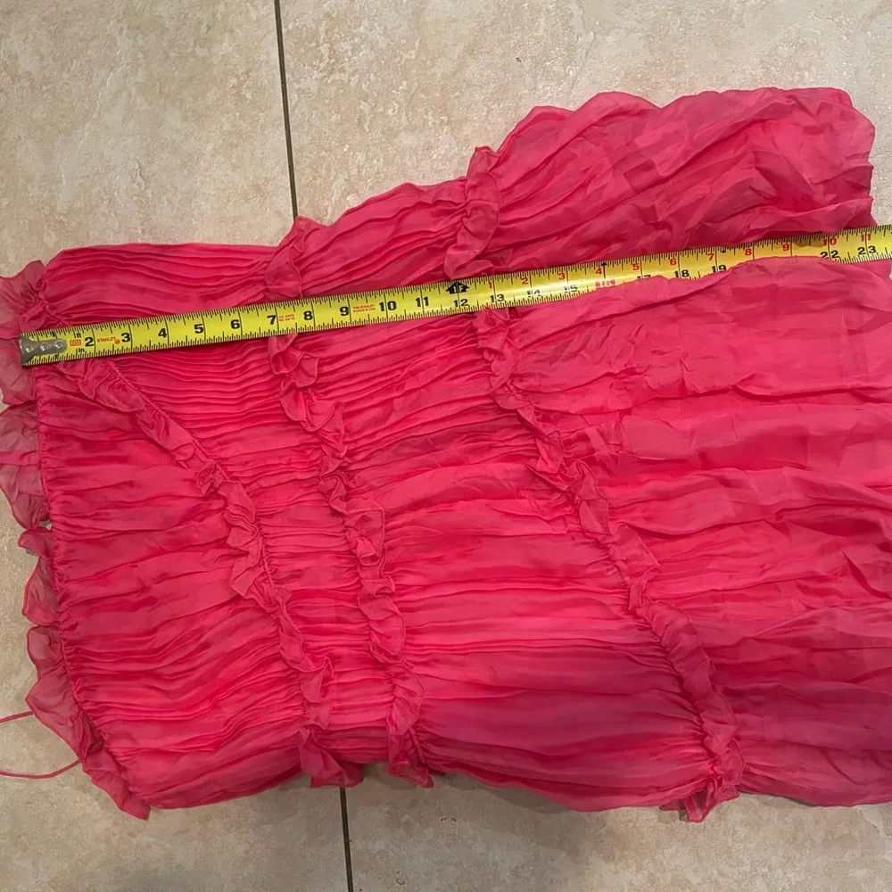 Free People Elegant Pink Pleated Dress